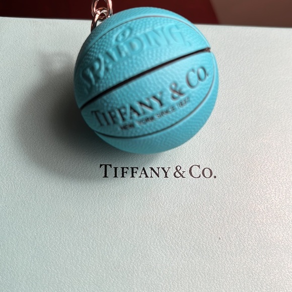 Tiffany & Co Spaulding basketball key chain. New. Never used. - Picture 2 of 6